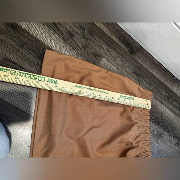 J. Crew Camel Mini Skirt wool blend fall neutral minimalist short size 6 - Picture 6 of 11